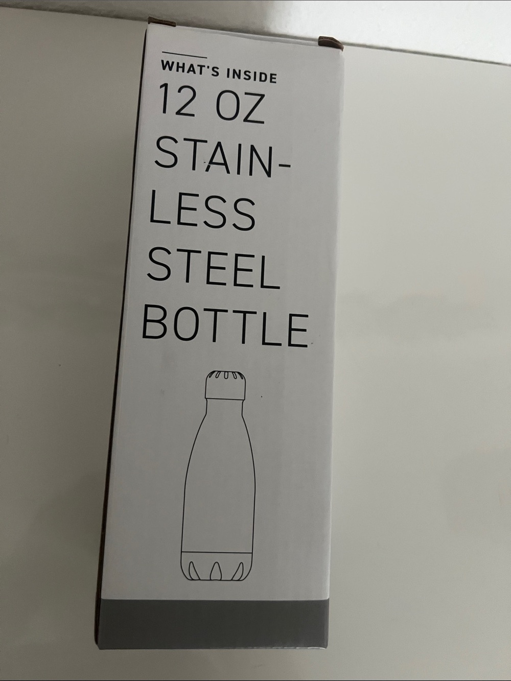 NWT( FORCE) Northway h2go Force Stainless Water Bottle - dark grey 12 oz - Picture 10 of 13